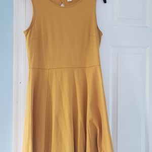 Yellow Skater Dress